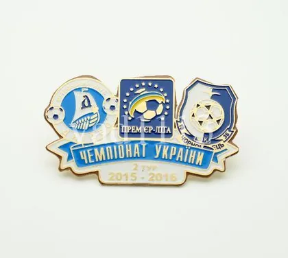 фото, Футбол значок  Днепр Днепропетровск - Черноморец Одесса Премьер-Лига  2015-2016
