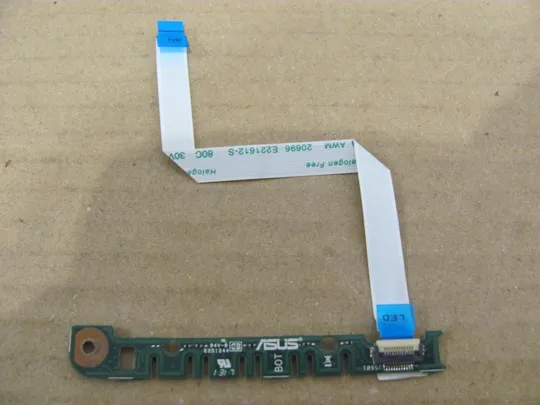 номер0319-20 плата кнопки LED Плата LED індикаторів плата кнопки LED для ноутбука  Додаткова плата LED лампочки Плата LED Плата LED індикації 69N0P5E10D00-01 для ASUS VivoBook S300CA оригінал З аукціону