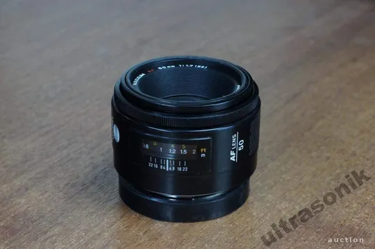 Об&#039;єктив Sony / Minolta Maxxum AF 50mm 1:1.7 ф49мм Японский Вживане З аукціону