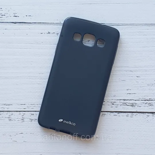 Купити Силіконовий чохол Samsung A300 Galaxy A3 2015 захисна плівка Melkco Чорний