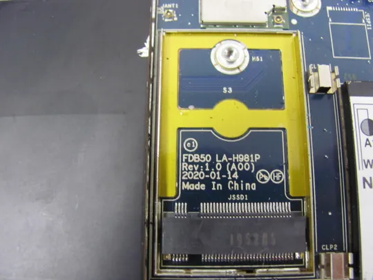 754-31 материнська плата РОБОЧА SRGKV  I7-10610U FDB50 LA-H981P для DELL Latitude E9510 9510 2 in 1 оригінал Інтернет-аукціон