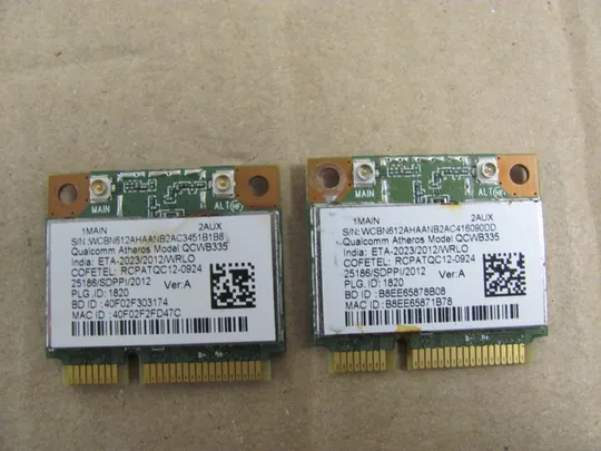 590-12 WI-FI адаптер ANATEL 2084-12-6534QCWB335  для Acer Aspire E1  E1-572G E1-572 V5-561G оригінал Ціна