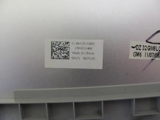 номер0092-2 кришка матриці 067N35 для DELL XPS 15 L502X кришка дисплея тильна кришка корпус матриці верхня кришка matrix cover-A Top Case LCD Cover Rear Lid Back Cover Housing Cabine оригінал Інтернет-аукціон