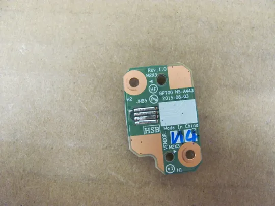 Купити 836-7 плата кнопки вкл BP700 NS-A443 для  LENOVO Thinkpad P70 P71  оригінал