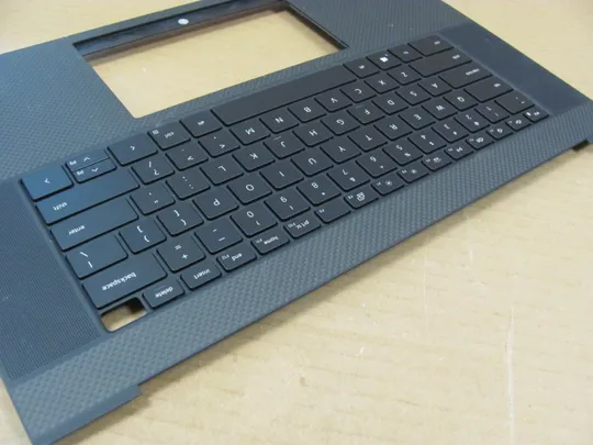 844-25  Кришка панель палмрест 0DW67K 460.0JD0I.0001 клавіатура робоча з підсвіткою  для Dell  XPS 17 XPS17  9700 Precision 5750 оригінал З аукціону