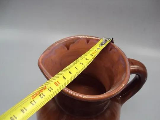 Купити Кувшин глечик керамика обливка высота 19,6 см, диаметр 10,4 см №14033