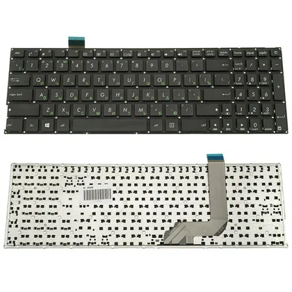 фото, Клавіатура для ноутбука ASUS (X542 series) rus, black, без фрейма (оригінал)