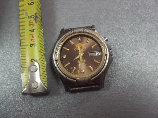 часы наручные мужские Ориент Япония Orient crystal 21 камней с прозрачной крышкой не на ходу №3123 Інтернет-аукціон