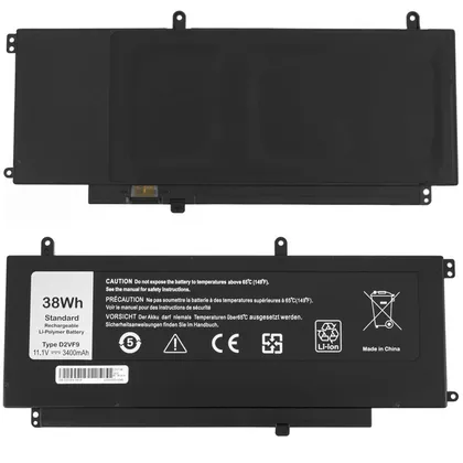 фото, Батарея для ноутбука DELL 4P8PH (Inspiron 15 5547, 5558, 5565, 7537, 7547, 7548) 11.1V 3400mAh Black