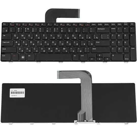 Клавіатура для ноутбука DELL (Inspiron: M5110, M511R, N5110) rus, black Ціна