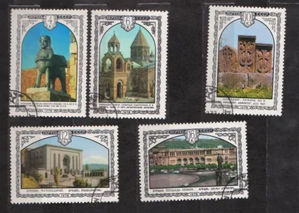 фото, АРХИТЕКТУРА АРМЕНИИ = СССР - СРСР = 1978 р. = гаш. &