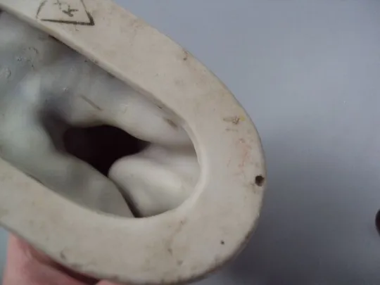 Фигура фарфор статуэтка Гжель собака лайка собачка высота 11,7 см №258 Інструкція