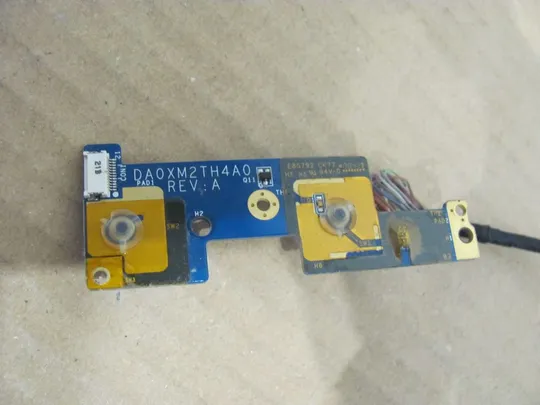 номер0189-28 плата кнопки вкл,Плата кнопки вкл  Плата кнопка включення для ноутбука,Плата вмикання живлення,Плата кнопки включеня,Плата кнопки живлення,Laptop Power button board DA0XM2TH4A0 для Dell Precision M6500 оригінал Інтернет-аукціон