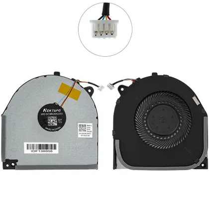 фото, Вентилятор для ноутбука LENOVO Legion Y540-15IRH (GPU FAN, дивитися фото) (DC28000E3F0, DFS200105BD0T) (Кулер)
