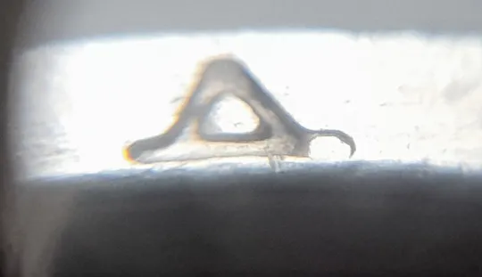 Купити (5591) 1 гривня 2006 викрошка у "Д" слова "ОДНА" на гурті + двійний удар на реверсі (1 гривна 2006 брак)