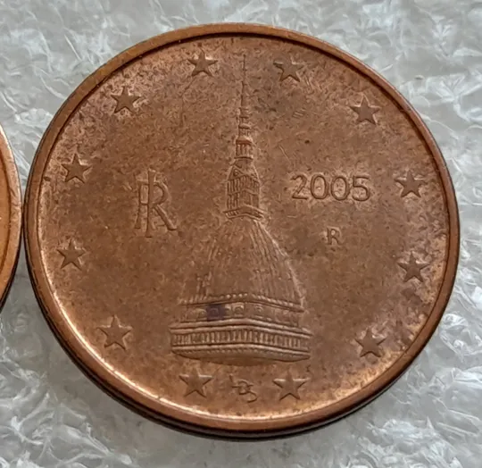 (1764) 2 євроценти 2005 Австрія, Італія - 2 монети одним лотом (2 евроцента 2005 Австрия, Италия) З аукціону