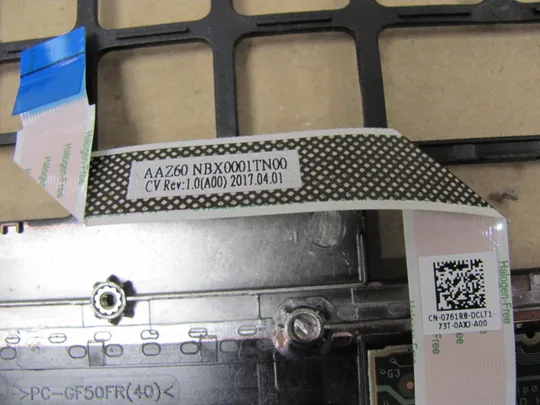 592-10  Кришка панель палмрест тачпад 0Y4WD7 AP1DL000632 для Dell Latitude E7470  оригінал Торговий майданчик