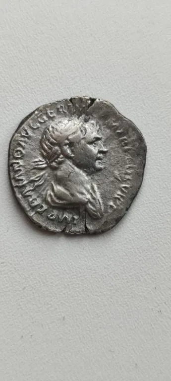 Древний Рим монета денарий Гений народа,серебро,император Траян 107 г н.э. gp653 Ціна