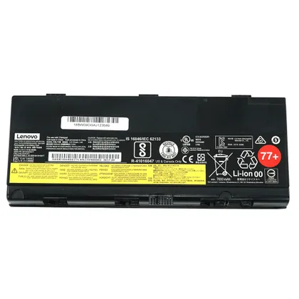 фото, Оригінальна батарея для ноутбука LENOVO 01AV477 (ThinkPad: P50, P51, P52 series) 11.25V 90Wh Black