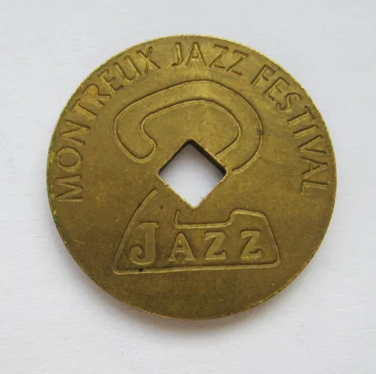 ЖЕТОН = 2 Jazz - Montreux Jazz Festival = Жетон джазового фестивалю в Монтре - ШВЕЙЦАРІЯ Ціна