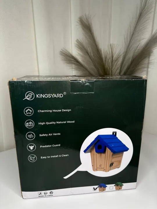 Деревʼяний будиночок для птахів KINGSYARD (22) Характеристики