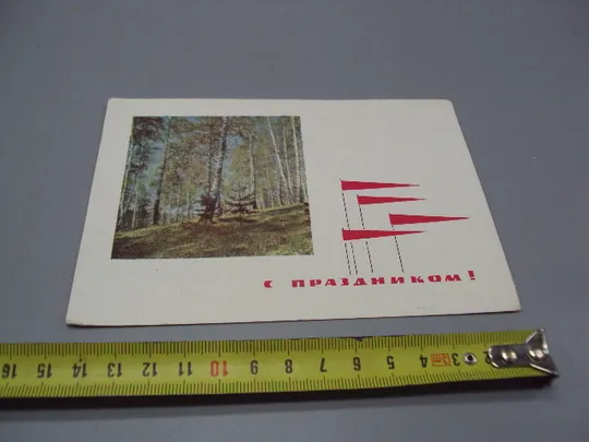 Открытка С праздником! 1964 г фото Г.М. Соловьева, худ. И.Я. Дергилева, ред. П.А. Бальчевский №16006 Ціна