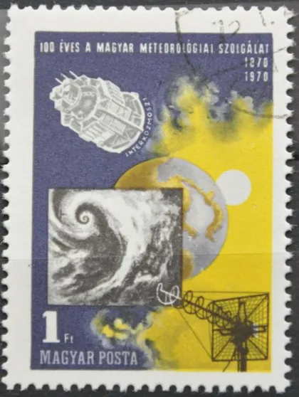 фото, Венгрия Космос Метео 1970