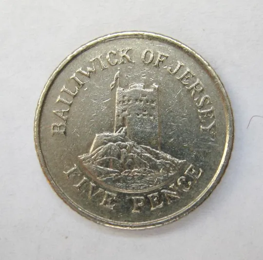 5 пенсів = 1998 р. =  Джерсі == Ціна