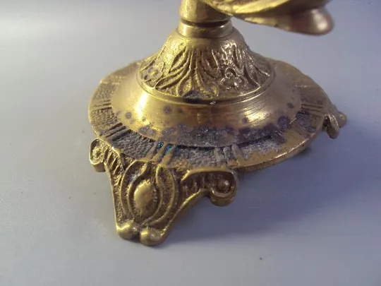 Подсвечник рыба рыбка бронза высота 23 см (№ 1538) Недорого