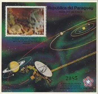 Парагвай 200 лет США Космос 1974 MNH Ціна