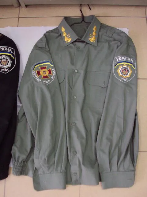 Форма генерал внутренних войск Украина МВС вышитые эмблемы вышивка №11158 Де купити