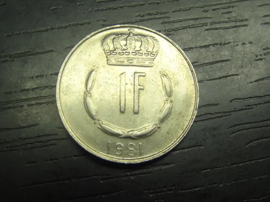 1 франк 1981 Люксембург Ціна