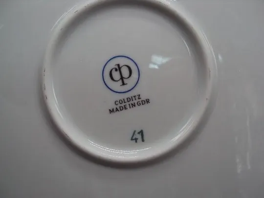 Декоративная тарелка фарфор Кольдиц ГДР colditz Родина-Мать победа в вов диаметр 29,5 х 3,1 см №7002 Характеристики