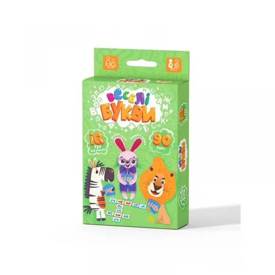 Настольная игра Danko Toys Веселые буквы ДТ-МН-14-40 Ціна