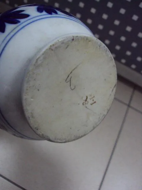 Ваза вазочка фарфор узор цветы роспись высота 20 см №10743 Продаж