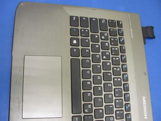 №127-4 Кришка панель палмрест та тачпад з клавіатурою 30B800-FT1211 для MEDION AKOYA S6212T оригінал Продаж