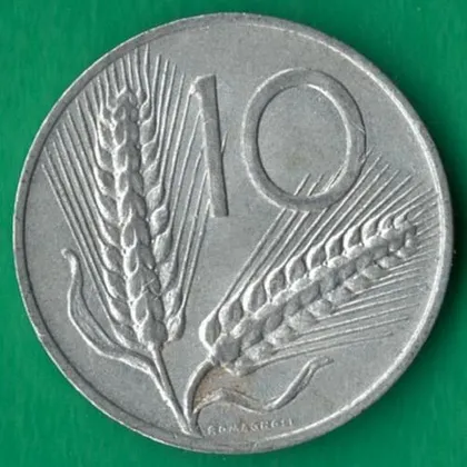 фото, 10 лір 1953 року Італія [М]