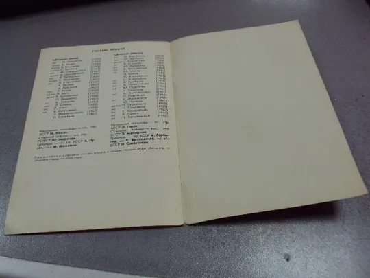 футбол программа динамо-динамо 1983 Характеристики