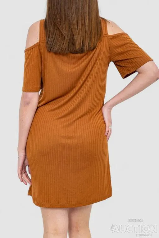 Сукня, цвет коричневый, 244R269 Продаж
