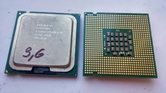 1х ядерный процессор Pentium® 4 HT SL7Q2/SL7NZ 3.60GHz/1M/800 LGA775 Ціна