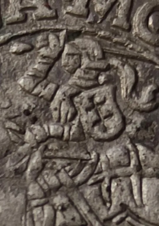 Монета Полугрош 1548 года Сигізмунд II Август серебро Польша Литва оригинал np446 З аукціону