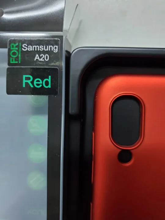 Чохол чехол бампер Case на samsung A20 Red Новий Інтернет-аукціон