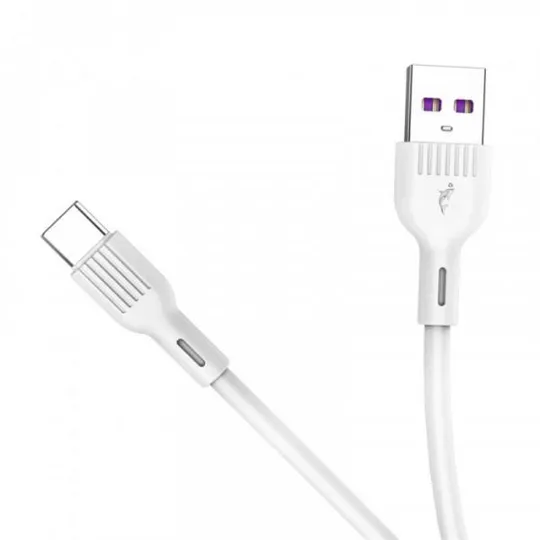 Кабель SkyDolphin S03T USB - USB Type-C (M/M), 1 м, White (USB-000419) Продаж