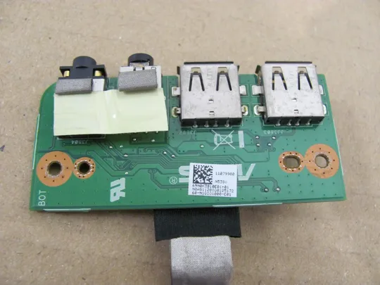 521-29 плата USB AUDIO 1414-0493000 69N0K3B10E01 для ASUS N53S N53J N53 оригінал Характеристики