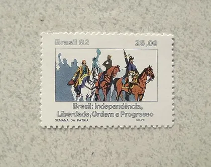 фото, Поштова марка Бразилія 1983 рік **