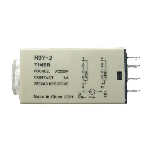 Купити Реле времени, таймер H3Y-2, 0-30с 220В 5А на DIN-рейку