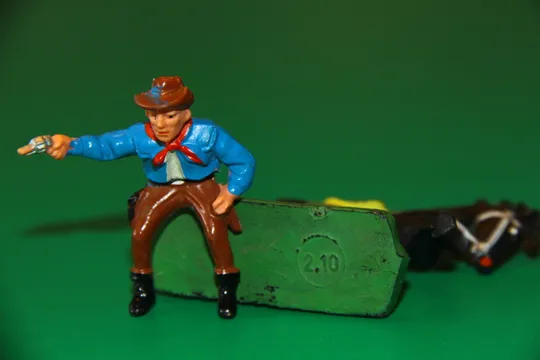 ковбой ГДР 091 ДЖИМ БРІДЖЕР НА КОНІ Фріхольд Фішер З аукціону