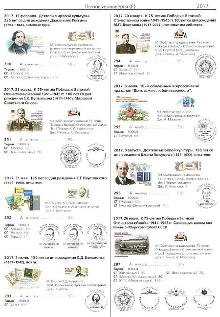 2019 - Почтовые карточки и конверты с ОМ РФ 1992-2018 - *.pdf Продаж