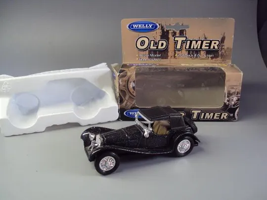 машинка Old Timer 1937 jaguar ss 100 welly 1/43 с родной коробкой Китай высота 4,5 см №10811 Ціна