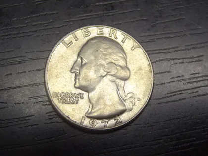 фото, 1/4 долара 1972 D США